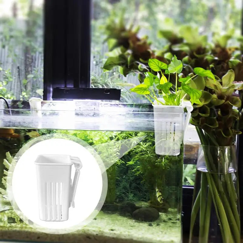 Hanging Aquarium Plant Holder Aquascape Decoration