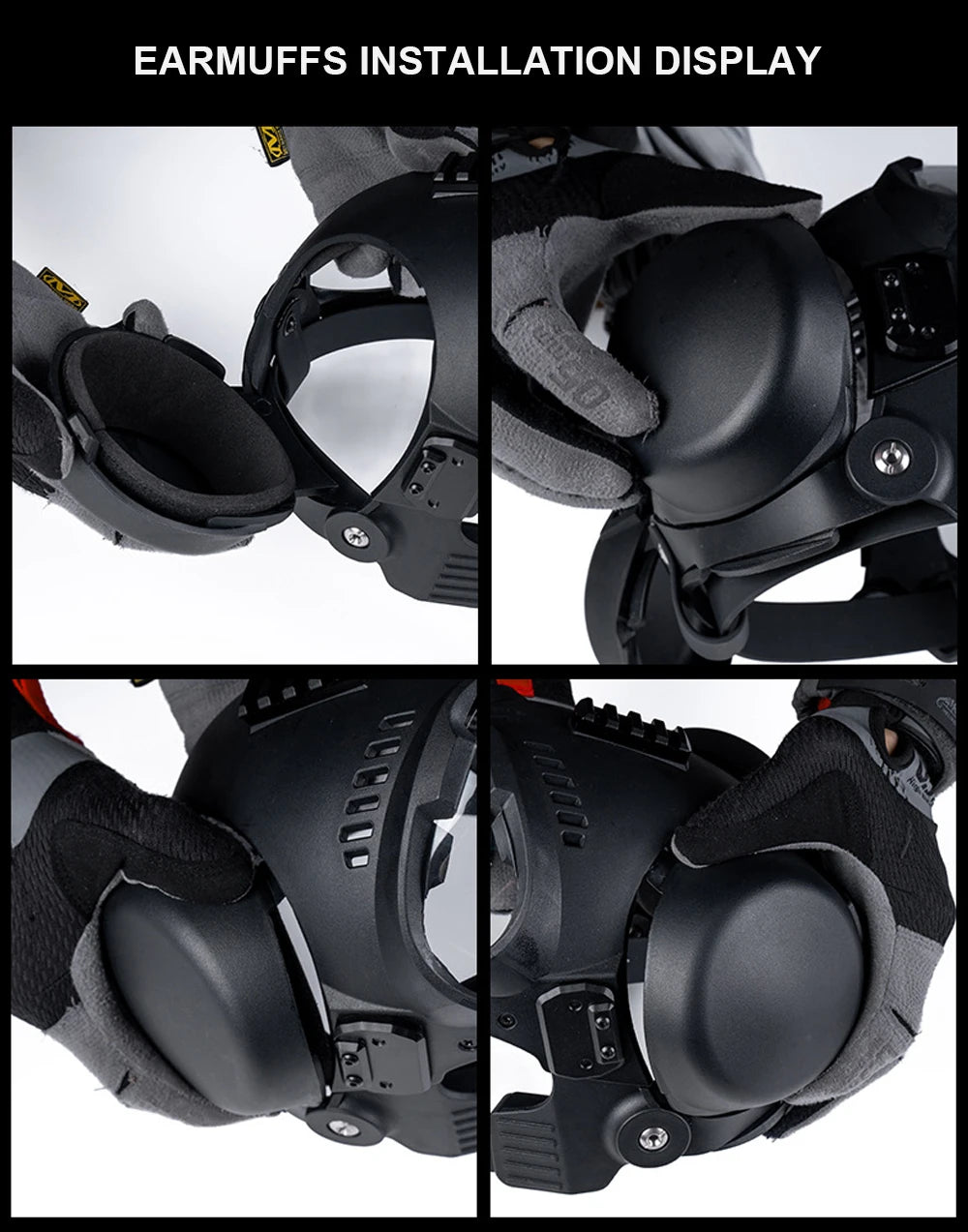 Tactical Dog Military Hunting Training K9 Helmet, Large Dog Patrol Dogs Sheepdog Pet Motorcycle Protective Helmet with Goggles