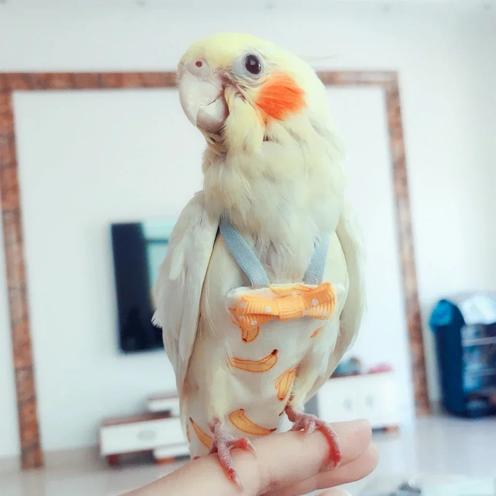 Parrot Diaper Flight Suit Diaper Clothes Parrot Parakeet Pigeon Medium Large Pet Bird