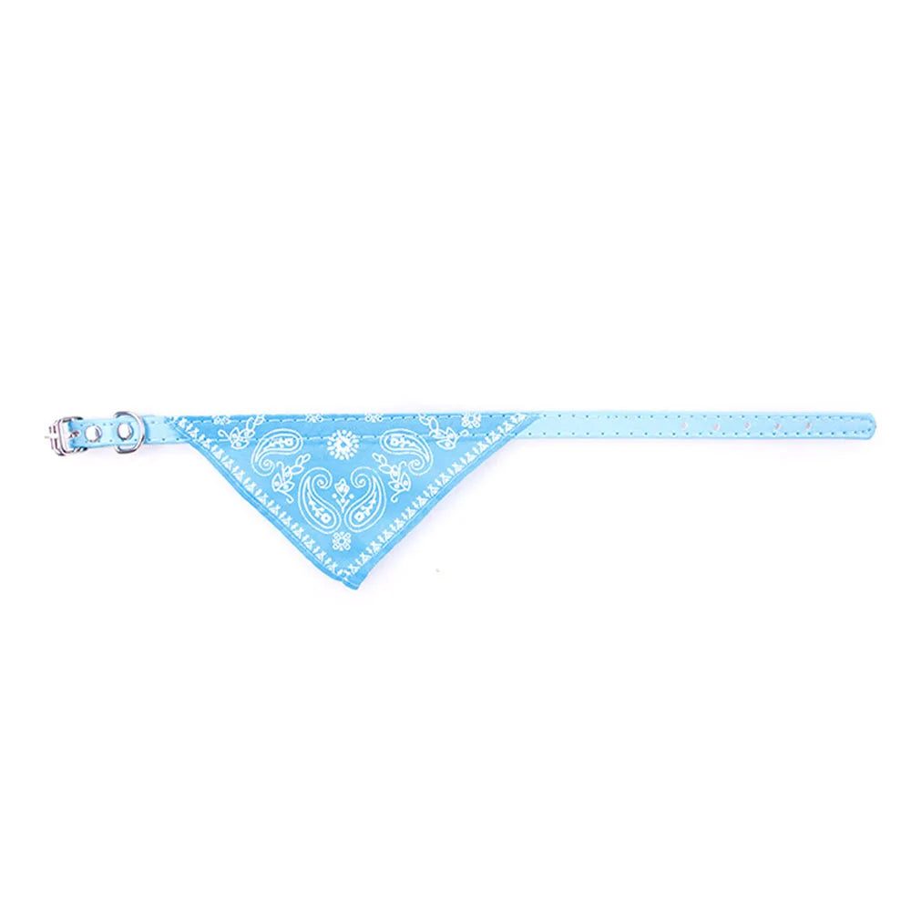 Cute Printed Bandana Cat Collar Puppy Dog Cat Scarf Collar Adjustable Triangular Pet Bandana Collar for Kittens Small Animals