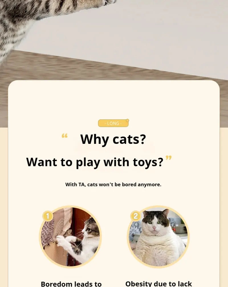 Automatic Lifting Cat Toy Ball Interactive Cat Ball Electric Lifting Pet Toy Hair Balls Self-hilarious Electric Cat Balls Toys