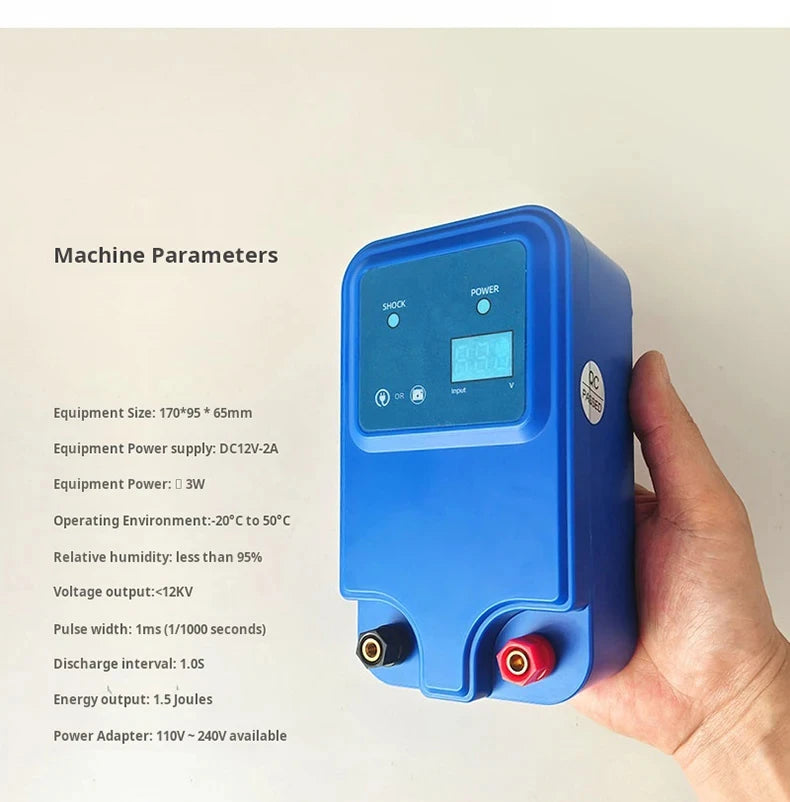 10km 1.5J Electric Fence Energizer Farm Animals Electronic Pulse Fence Controller for Cattle Sheep Livestock Pasture Fence Device 12V