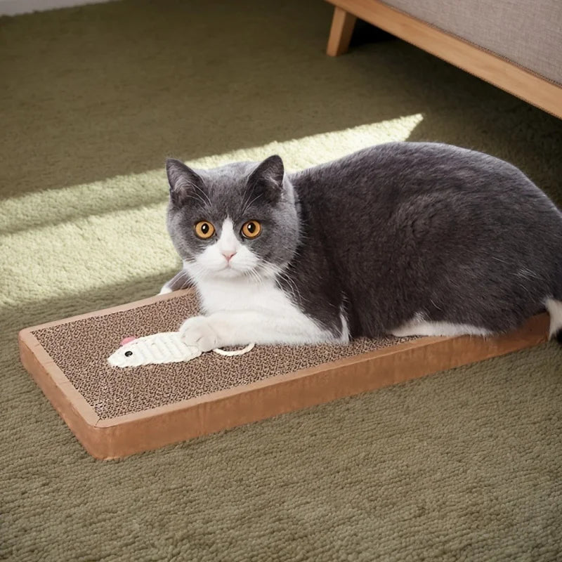 Cat Toy Self-Entertainment Durable Scratching Board Set Cat Claw Sharpener Corrugated Paper Cat Scratching Pad Pet Supplies