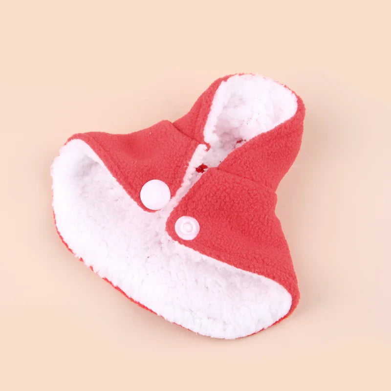 Christmas Parrot Cloak Autumn and Winter Warm Cloak Parrot Clothing Pet Bird Outdoor Clothing Bird Accessories 1pcs