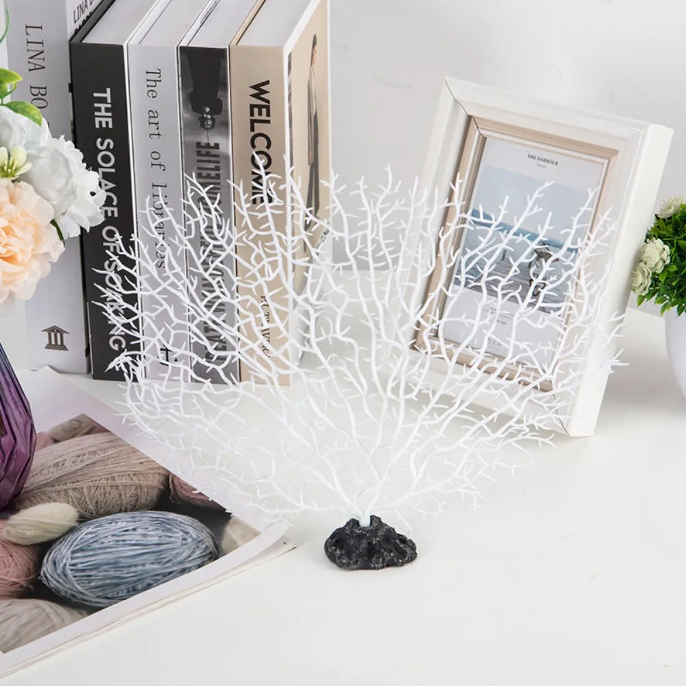 Tree Shape Resin Coral Aquarium Decoration Fishing Fish Tank Landscaping Decor Sea Iron Tree Plastic Coral Aquarium Decor Plants