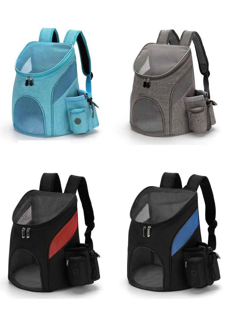 New Portable mesh Dog Bag Breathable Dog Backpack Foldable Large Capacity Cat Carrying Bag Portable Outdoor Travel Pet Carrier