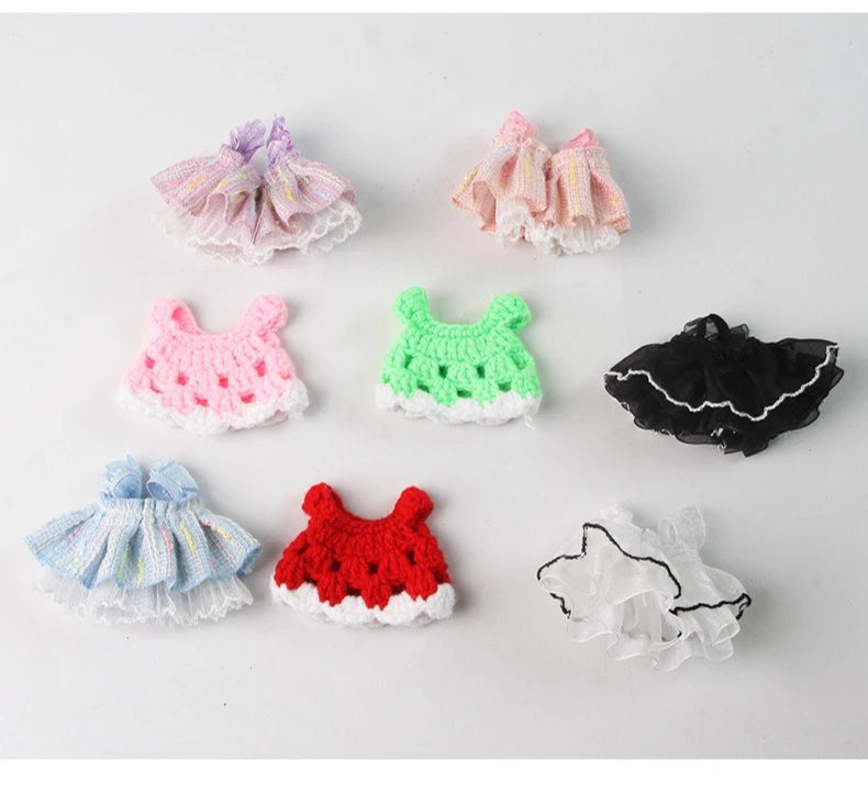 Lovely Handmade Mini Dress Princess Skirt Bow Coat for Small Pets Soft Coat for Ferrets Hamsters Guinea Pigs