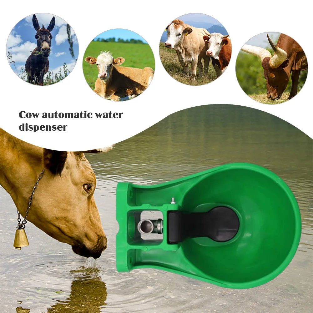 Automatic Drinking Bowl Plastic Cattle Drinking Cup Versatile Large Capacity Livestock Supplies for Cattle Horse Donkey