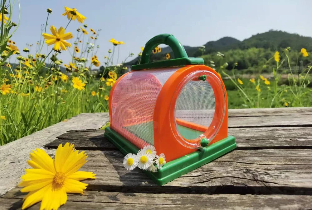 Summer Bird Cage Parrot Transfer Large Space Portable Parrot Carrying Cage Breathable Insect Observation Cages Bird Accessories