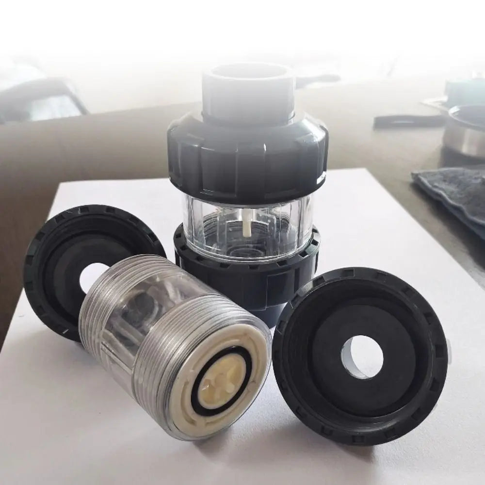 UPVC Aquarium Check Valves Non Return 20/25/32mm Fish Tank Lifting Check Valve Transparent Dual Interfaces