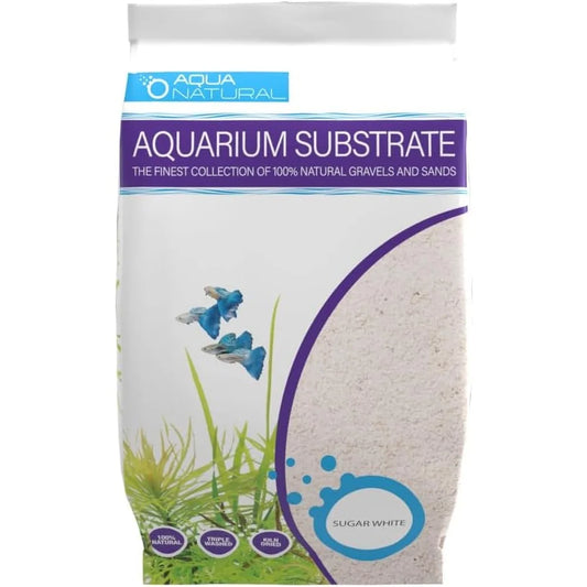 Natural Sugar White Sand Substrate 10lb Aquariums Terrariums Vivarium's 0.5-1mm Sustainable Eco-Friendly New Zealand