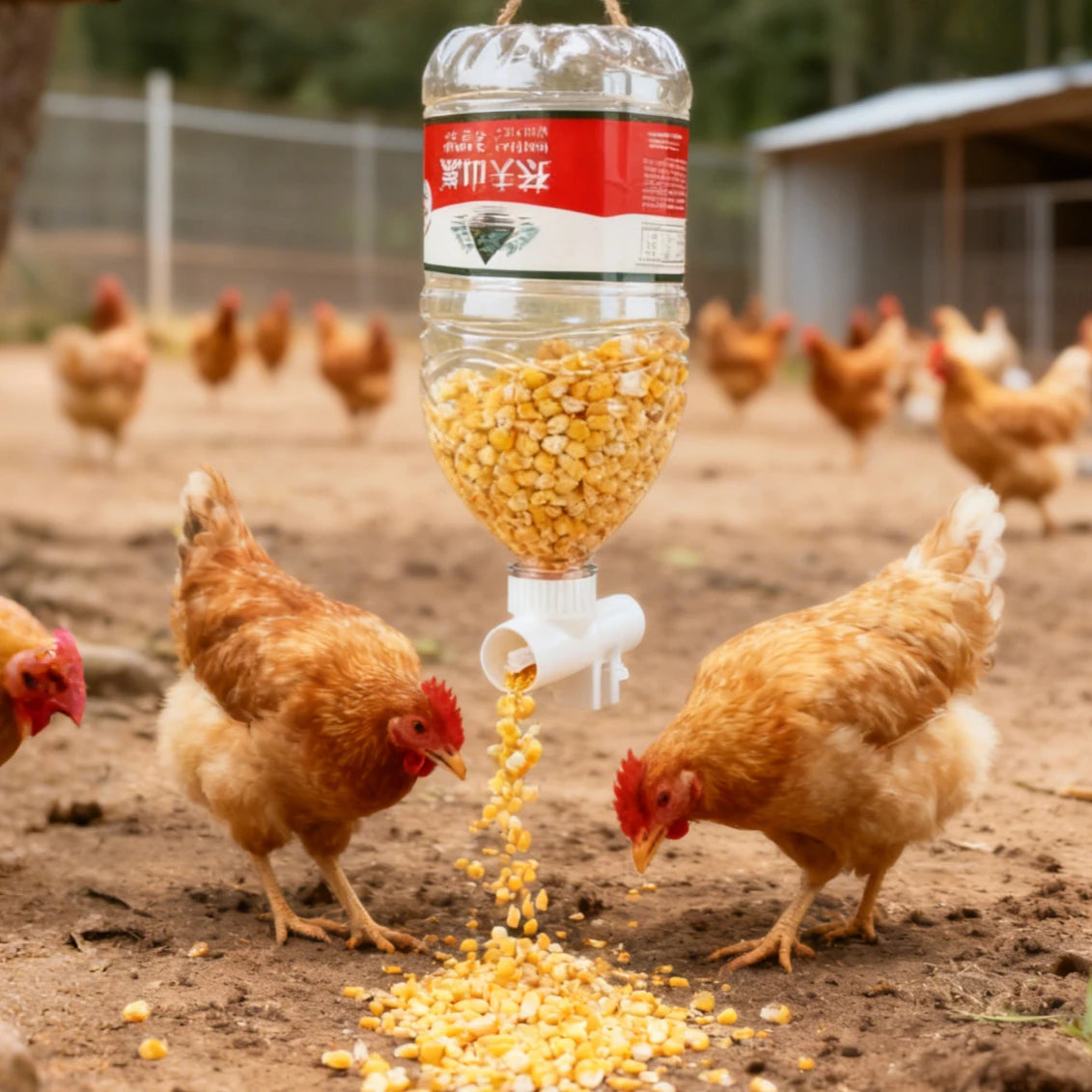 Automatic Chicken Feeder Pigeon Chicken Duck Carrier Pigeon Trough Intelligent Timing Automatic Chicken Feeder Pigeon Supplies