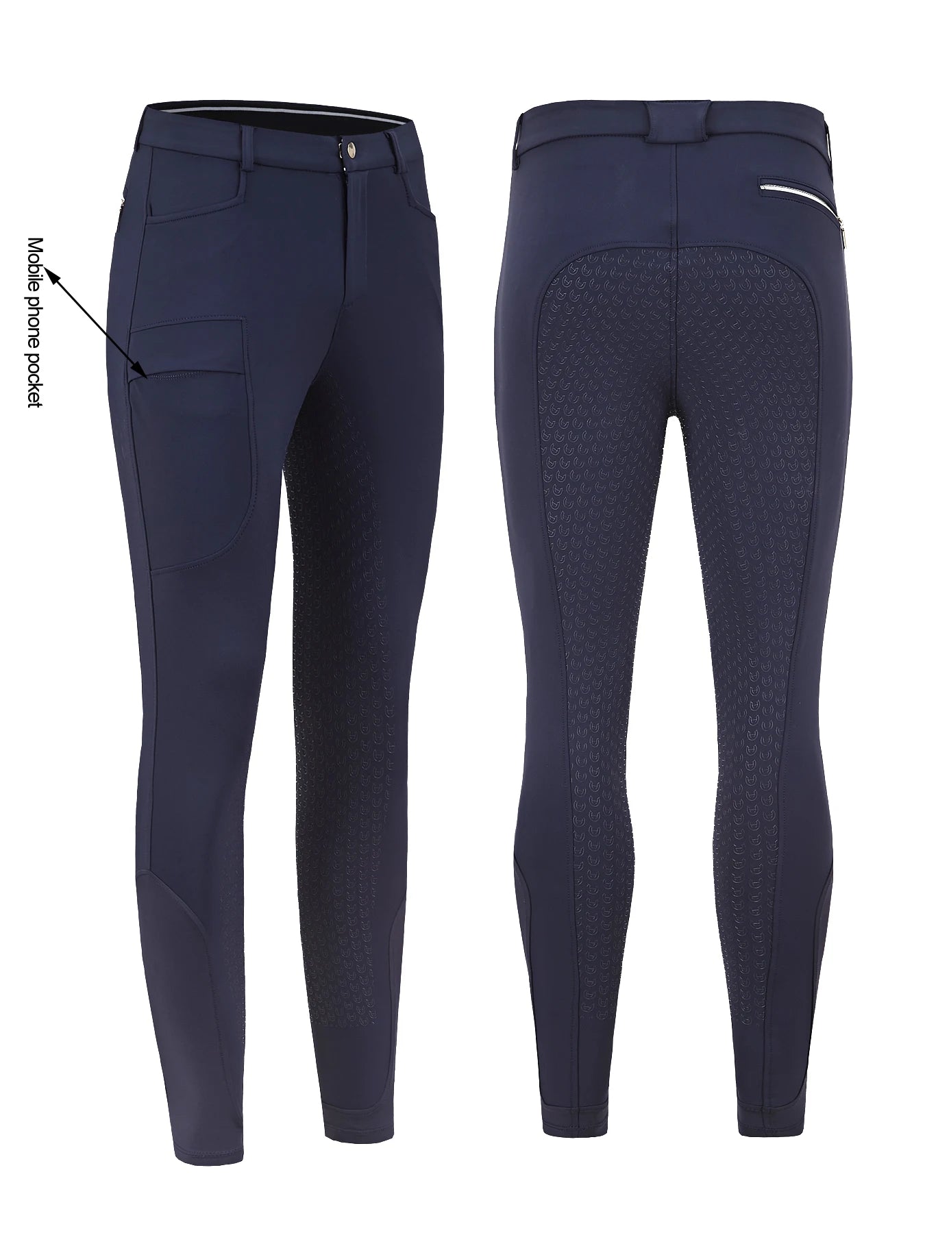 Professional Men's Equestrian Pants Full Silicone Anti-Slip Horse Riding Sports Pants Elastic Quick-Dry Horseback Riding Pants Men's