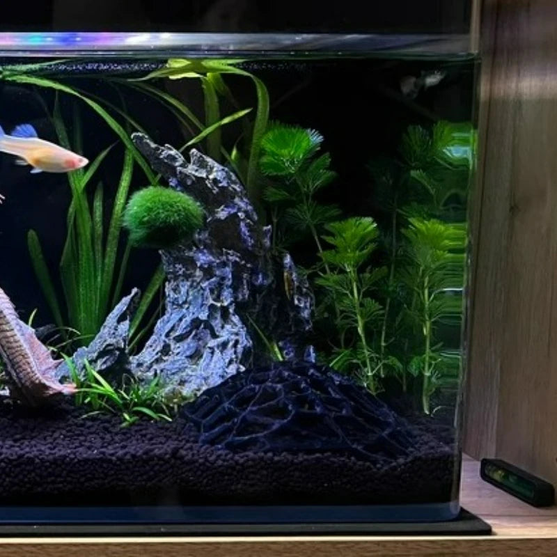 Fish Tank Hiding Cave for Small Fish and Shrimp Reptile Breeding Rest Play, Underground Cave, Aquarium Landscape Decoration