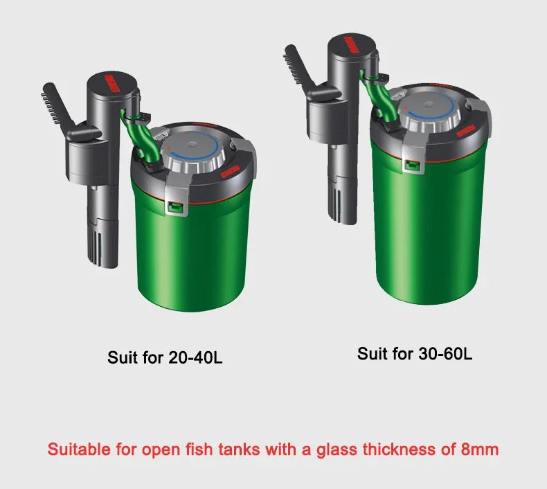 EHEIM Fish Tank Aquarium Small External Wall-mounted Filter Compact Barrel Automatic Start Filter