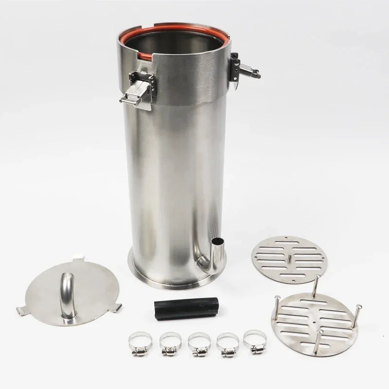 ADA Style External Aquarium Canister Stainless Steel Pro Canister Filter Fish Tank Filter Bucket Barrel Filter for Aquariums