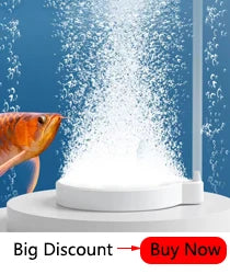 Aquarium Filter Fish Tank Fluidized Moving Bed Filter Bubble Bio Filter Media With Air Stone And Sponge Filters Transparent