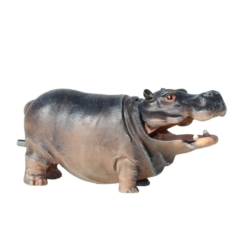 Fish Tank Decorations Hippo Creative Pneumatic Oxygen Pump Levels Aquarium Remove Oil Film Perfect Aquarium Ornament Air Bubbler