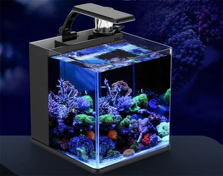 Ultra Clear Glass Mini Salt Water Marine Aquarium Fish Tank