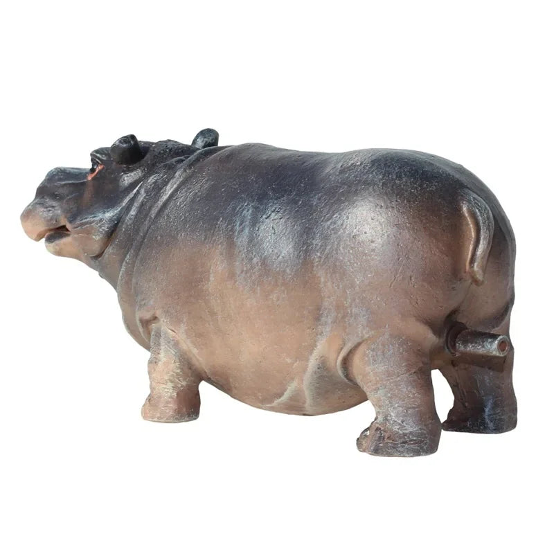 Fish Tank Decorations Hippo Creative Pneumatic Oxygen Pump Levels Aquarium Remove Oil Film Perfect Aquarium Ornament Air Bubbler
