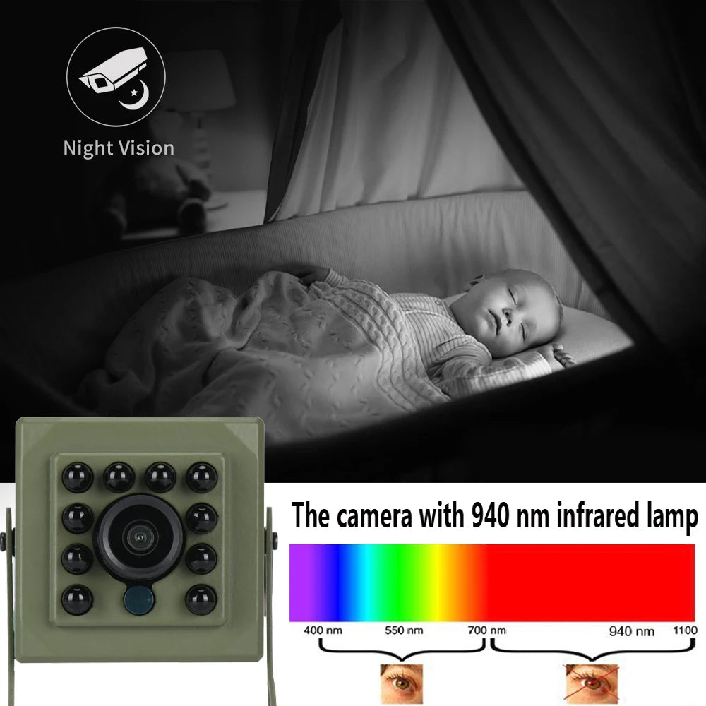 6MP 4MP POE 2K Tuya Mini Wireless WiFi IP Camera Bird Cage CIRCUT Night Vision Small Size Bird Nest Home Security CCTV Smart Life