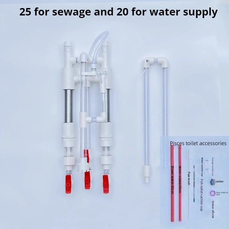 Aquarium Siphon Fish Tank Bottom Filter Sucking Stool Siphon Vacuum Cleaner Water Filter Siphons Fish Toilet Aquarium Cleaning