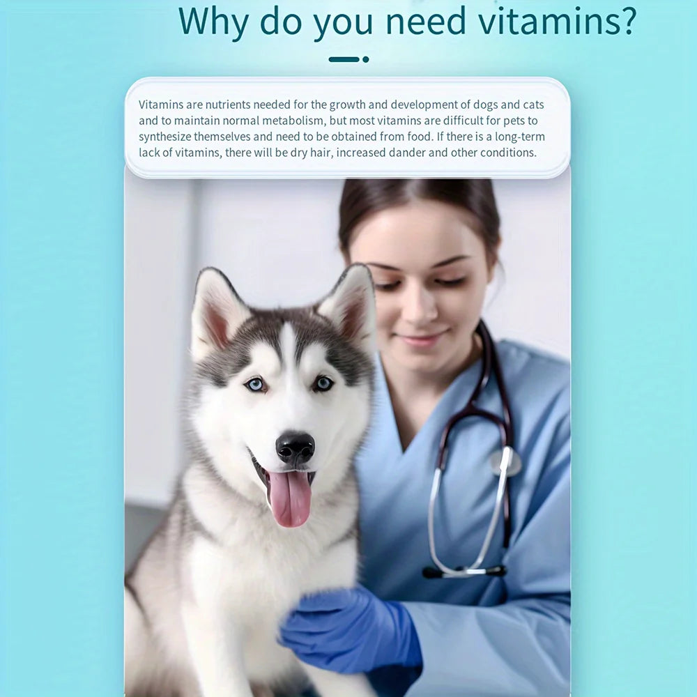 200 Tablets - TenderTouch - Dog and Cats Multivitamin Vitamins and Supplements, Senior & Puppy Multivitamin