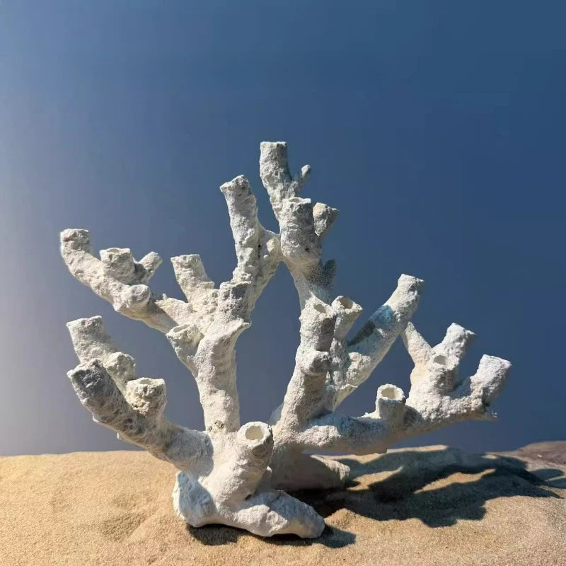 Fish Tank Character Shaped Stone Statue Decoration Poseidon Sea God Statue Underwater King Stone Statue Handmade Craft Landscape Caves