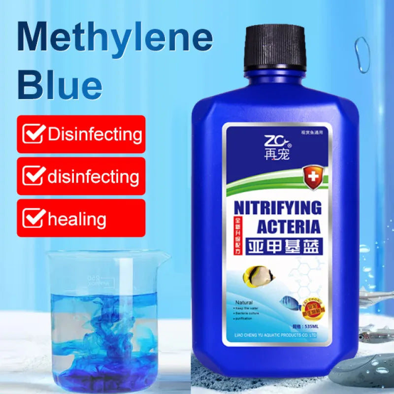 535ml Fish Tank Water Purifier Clear Nitrifying Bacteria Digestion Liquid Aquarium Fish Farming Supplies Fishbowl Water Treatment