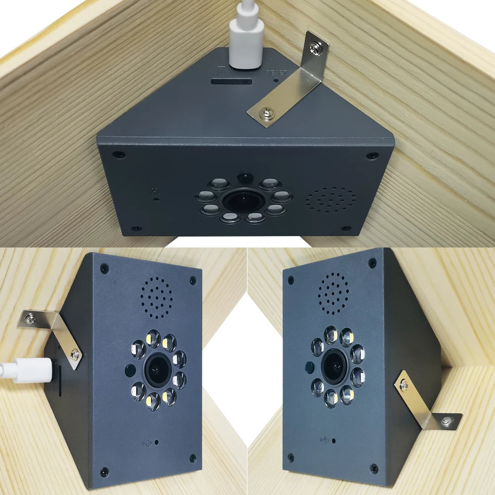 Tuya Smart Life WiFi HD Camera for Bird House Wireless APP Remote Live View Night Vision Plug-in Power Easy Install DIY Gift