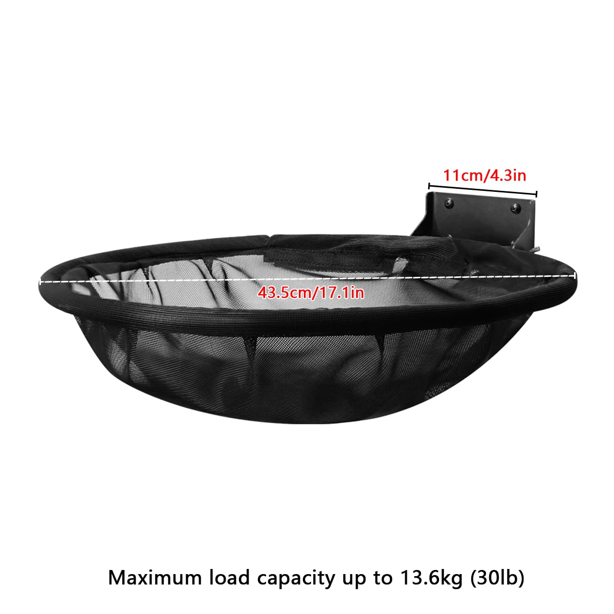 Wall-Mounted Cat Hammock Cradle Cat Climbing Frame Floating Shelf Solid Wood Cats Scratch Posts for Sleeping and Playing Toy