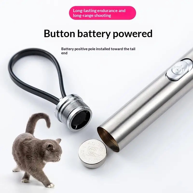 ♥Multi-pattern Laser Cat Teaser Pen Pet Toy with Infrared Always-on Switch