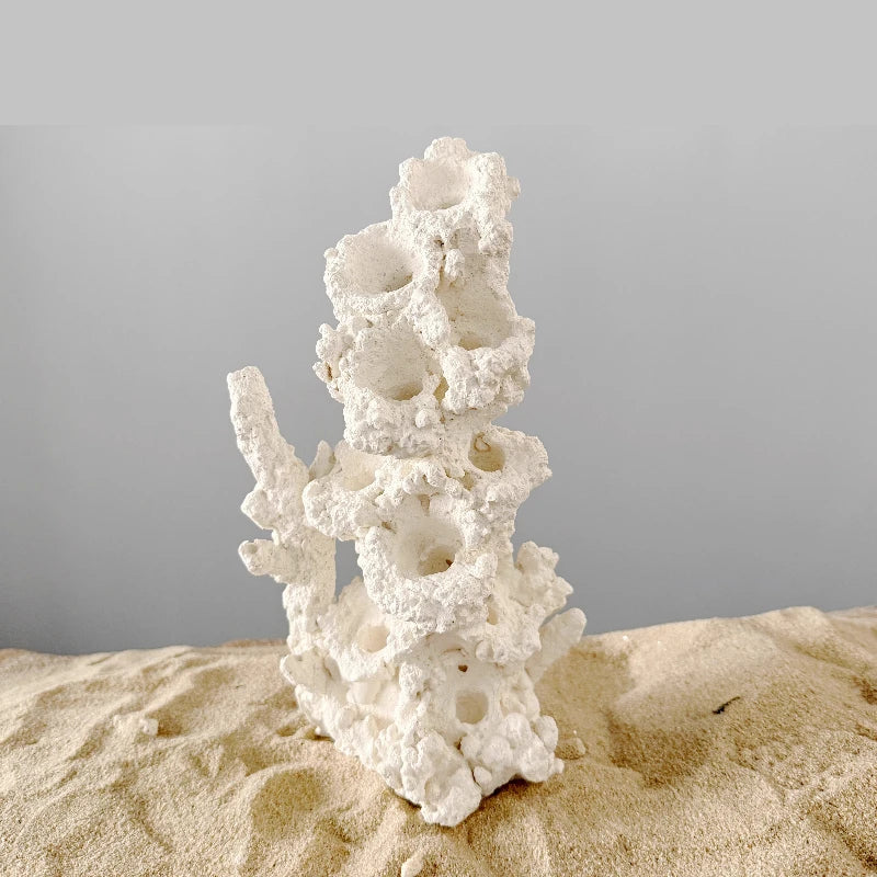 Fish Tank Character Shaped Stone Statue Decoration Poseidon Sea God Statue Underwater King Stone Statue Handmade Craft Landscape Caves