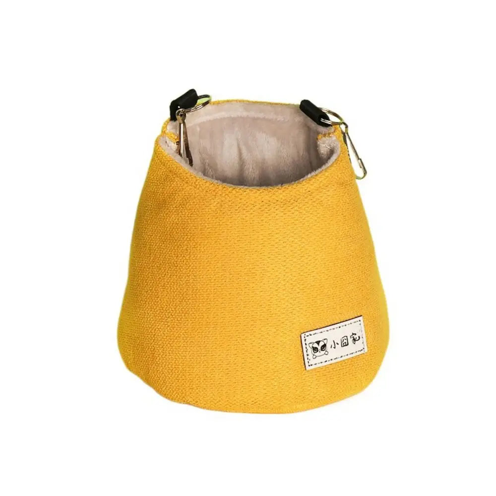 Opening Winter Sugar Glider Pouch Cloth/Plush Soft Squirrel Bed Cage with Hook Comfortable Hamster Hanging Bed