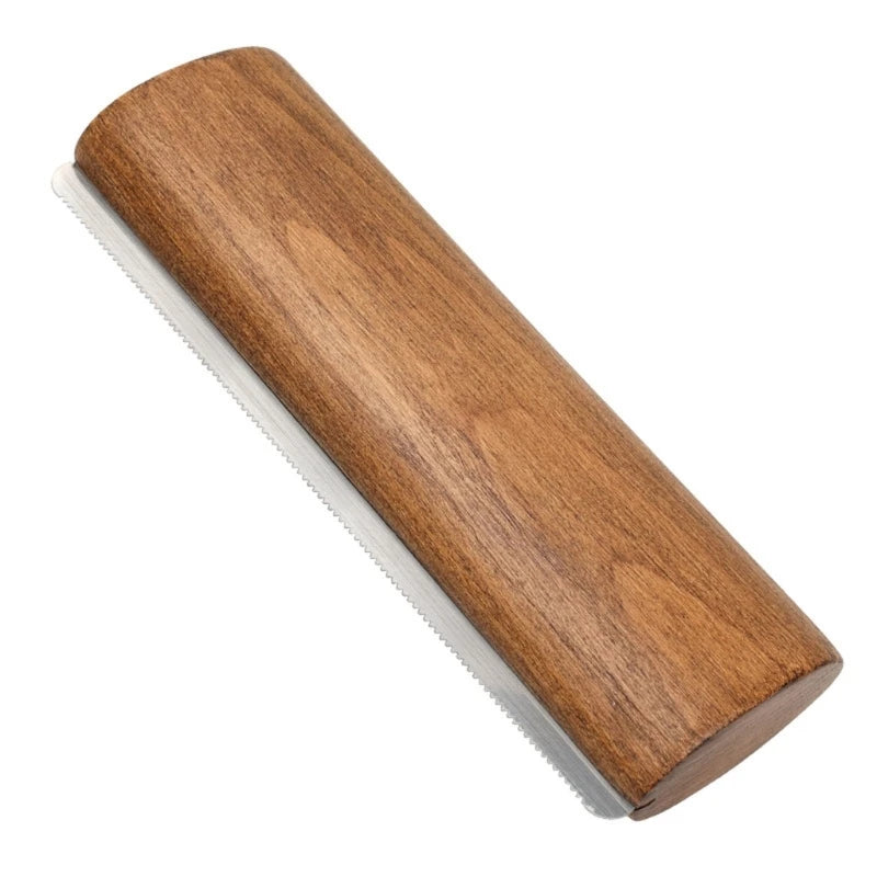 Horse Grooming Brush Scrapers Wooden Handle Horse Shedding Brush Grooming Tool Painlessly Removal of Loose Hair, Furs & Dirt