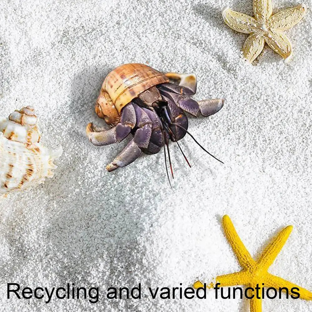 Reptile hermit crab breeding sand natural safe ecological white sand for hermit crabs hamsters fish tank landscaping supplies