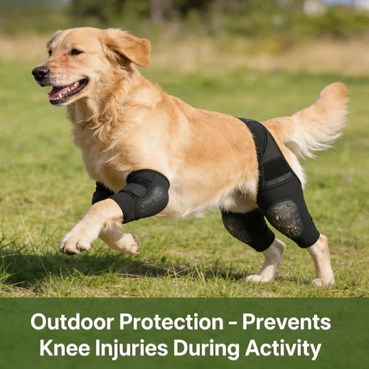 Pet Dog Thigh Protector Leg Wound Anti Lick Anti Scratch Joint Knee Brace Post Surgery Rehabilitation Support Bandage