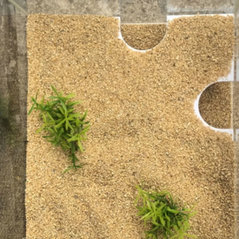 Fish tank bottom corner tunnel, fish viewing, creative scenery, shelter, climbing pets, underground caves