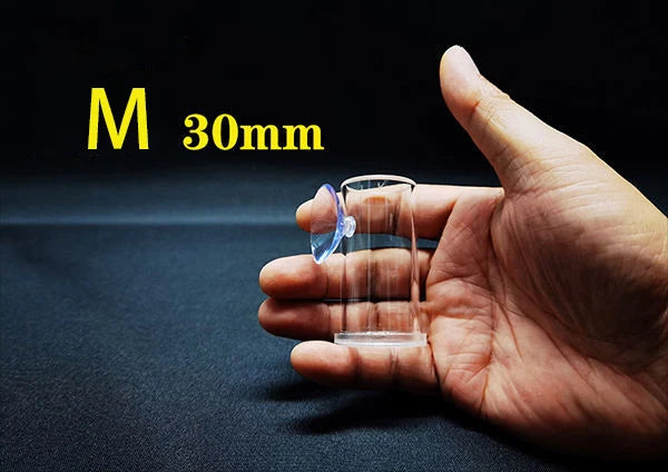 Clear Acrylic Aquarium Fish Feeder Anti-drift Shrimp Egg Fish Food Feeding Ring Betta Fish Tank Feeding Cup Aquarium Accessories