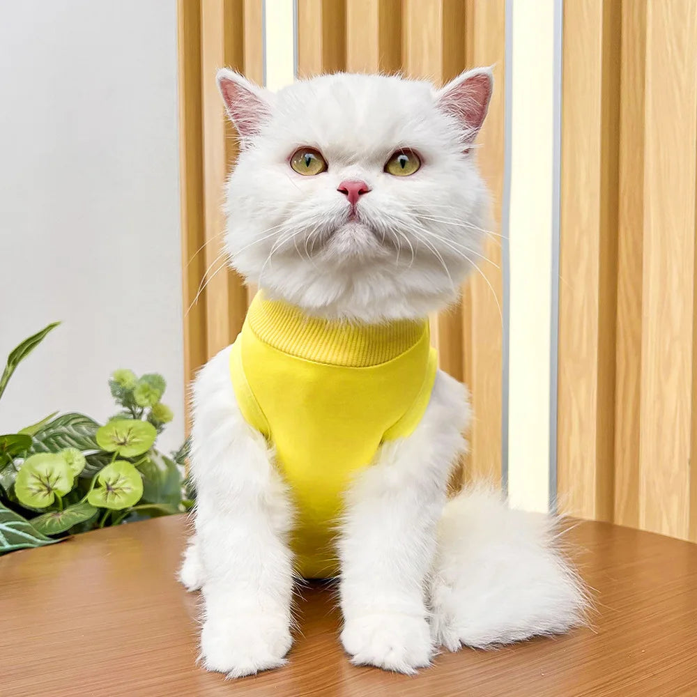 Cats Surgery Recovery Suit for Small Medium Dog Cat Vest Pet Shirt Soft Pajamas After Surgery Wear Recovery Clothes Anti Licking