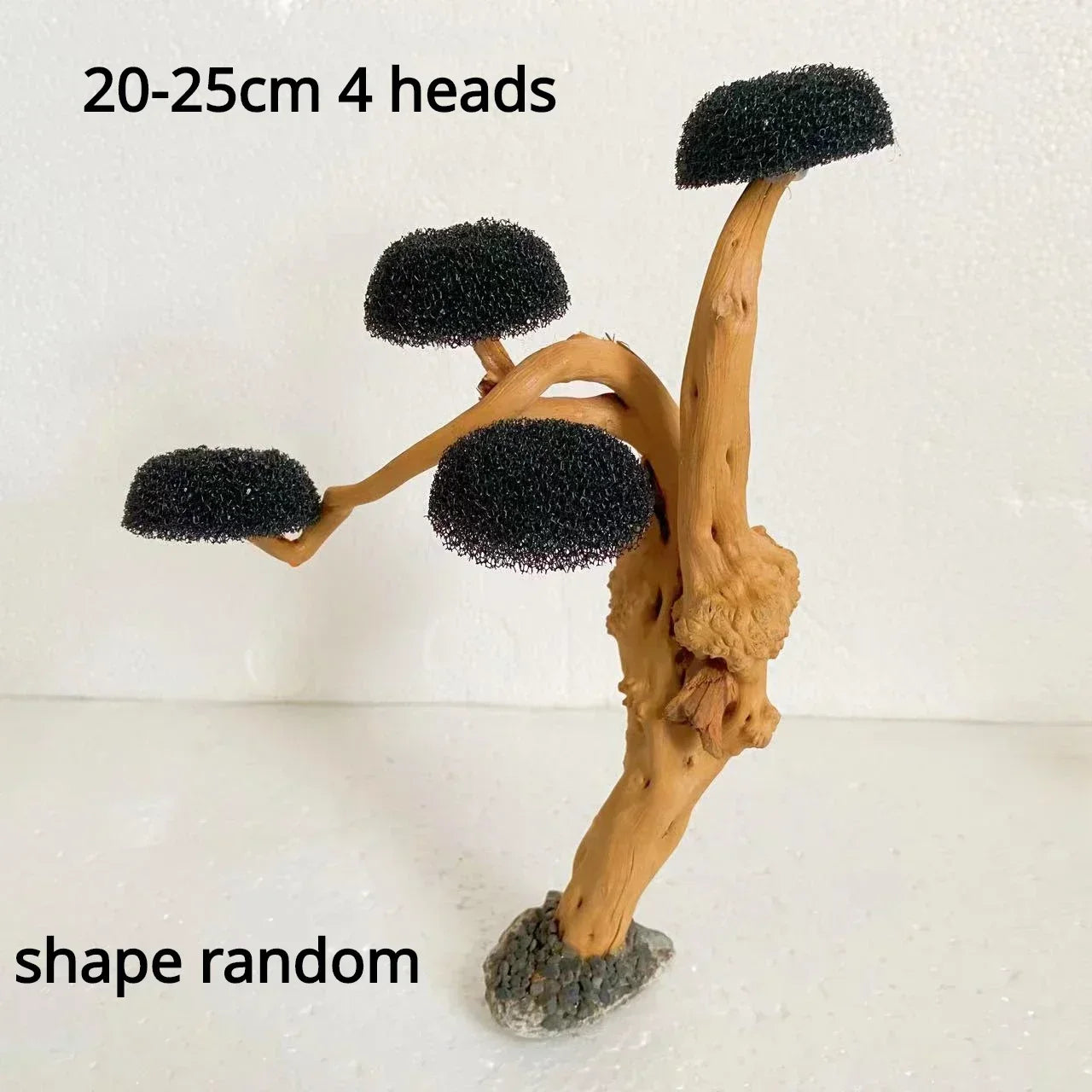 Fish Tank Plant Moss Tree Decoration Wood Plant Root Driftwood Aquatic Grass Aquarium Accessories without Moss