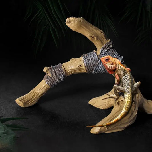 Snake Climbing Branch Resin Wood Reptile Climbing Decoration Branch Aquarium And Terrarium Decoration Climbing Rope Rack