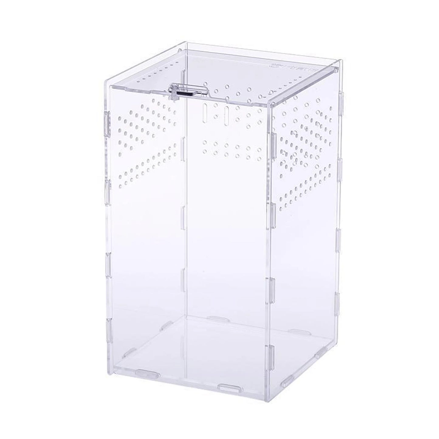 Acrylic Transparent Reptile Terrarium Breeding Box Turtle Cage Nano Arboreal Tarantula Bearded Dragon Reptiles Habitat