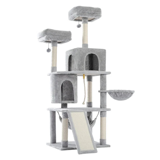 Multi-Level Cat Tree Tower Climb Furniture Scratching Post for Indoor House Pet Supplies  Cozy Condo Toy Cozy Condo
