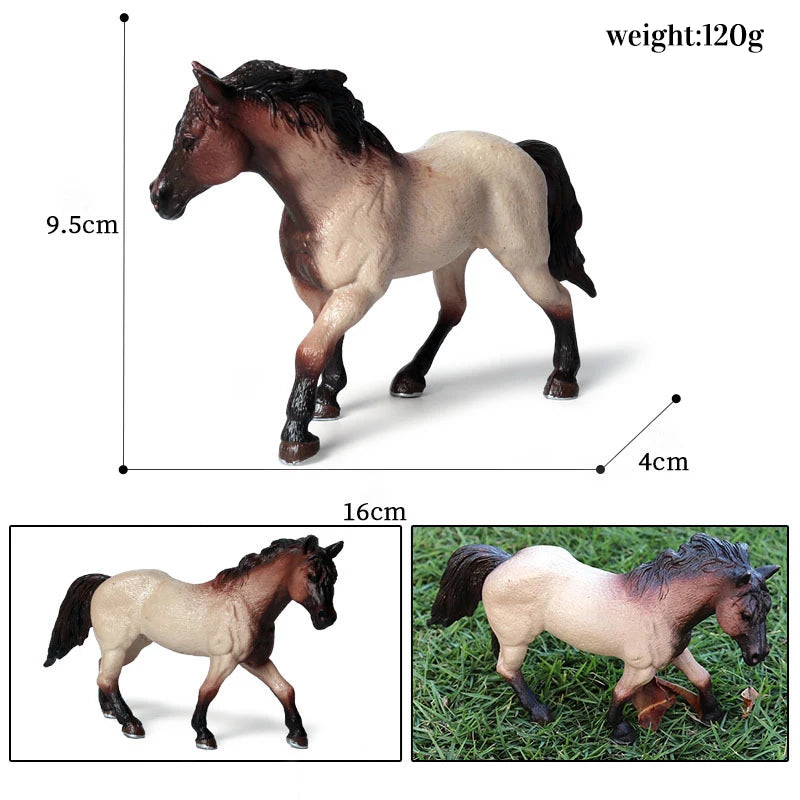 Miniature Horse Cowboy Stud Farm Stable Horseman Action Figures Animal Model Appaloosa Harvard Hannover Clydesdale Quarter Horse and more