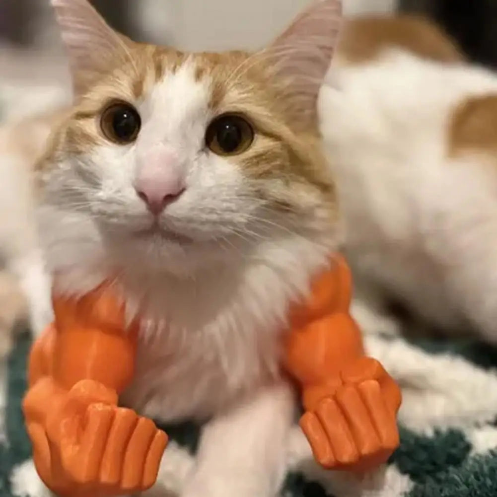 Cat Muscle Arm 3D Printed Neck Arm with Muscle Pet Cosplay Costume Accessories for Halloween Birthday Party Supplies