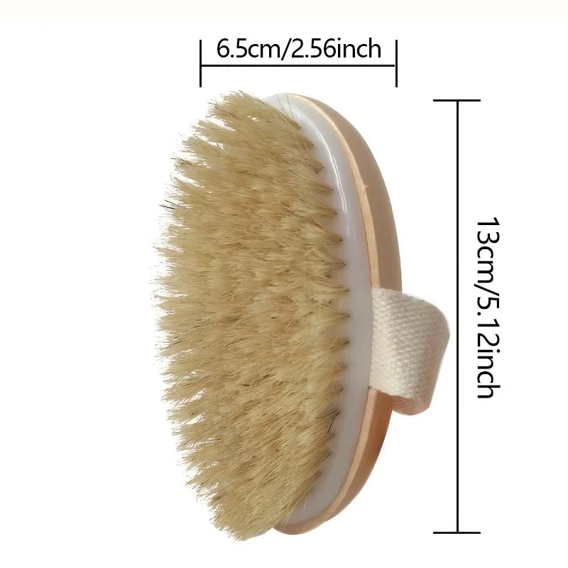 1/2pcs Natural Horse Hair Detangling Cleaning Brushes for Daily Grooming Decontamination Essentials Horse Grooming Supplies