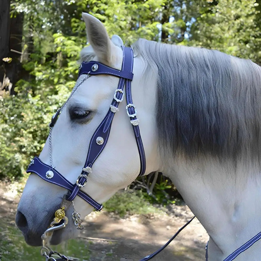 PU Horse Lead Rope Strap Adjustable Equestrian Rein Racing Halters Swivel Buckle Ponies With Metal Buckle Leading Rope
