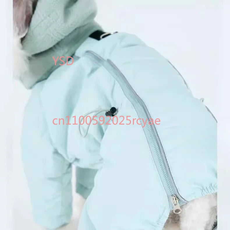 New Autumn Winter Pet Dog Coat - Warm Four-Legged Padded Clothes for Puppy Outdoor Wear