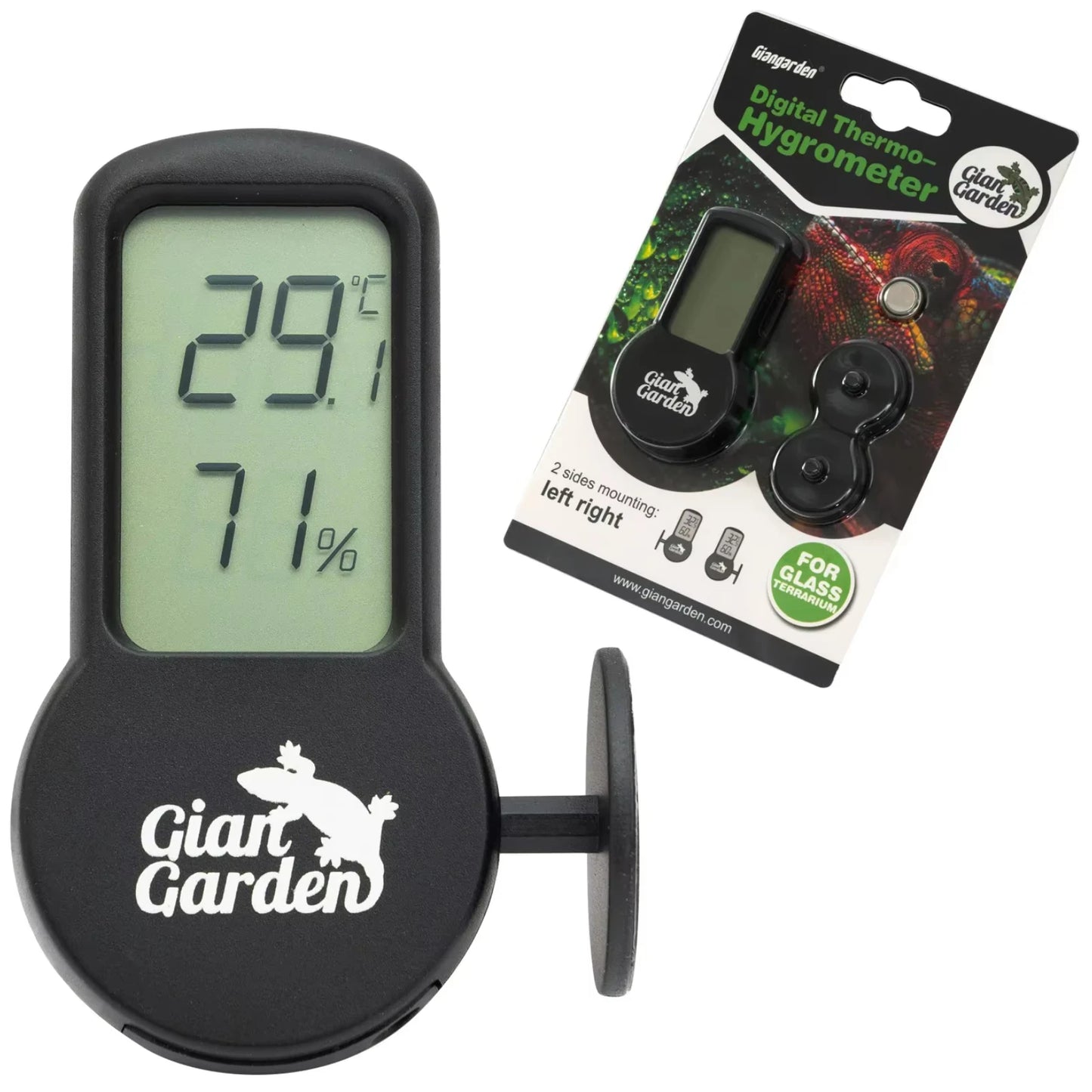 Climbing pet thermometer palace lizard horned frog tortoise reptile feeding box thermometer